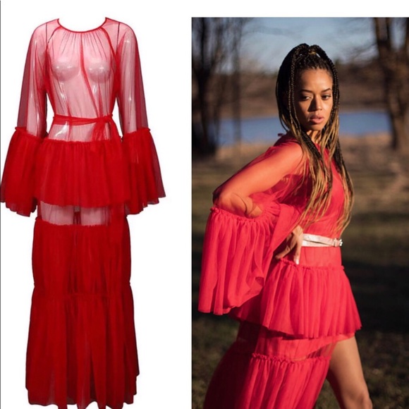 Ruff Me Up Puff Dress - Picture 1 of 3